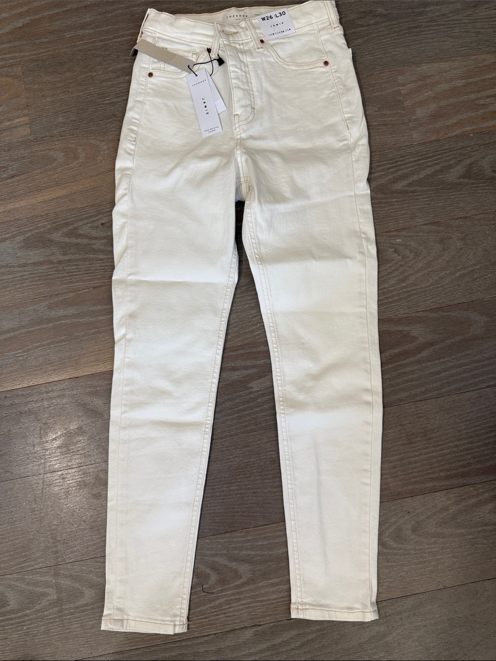 Topshop White Skinny Jeans